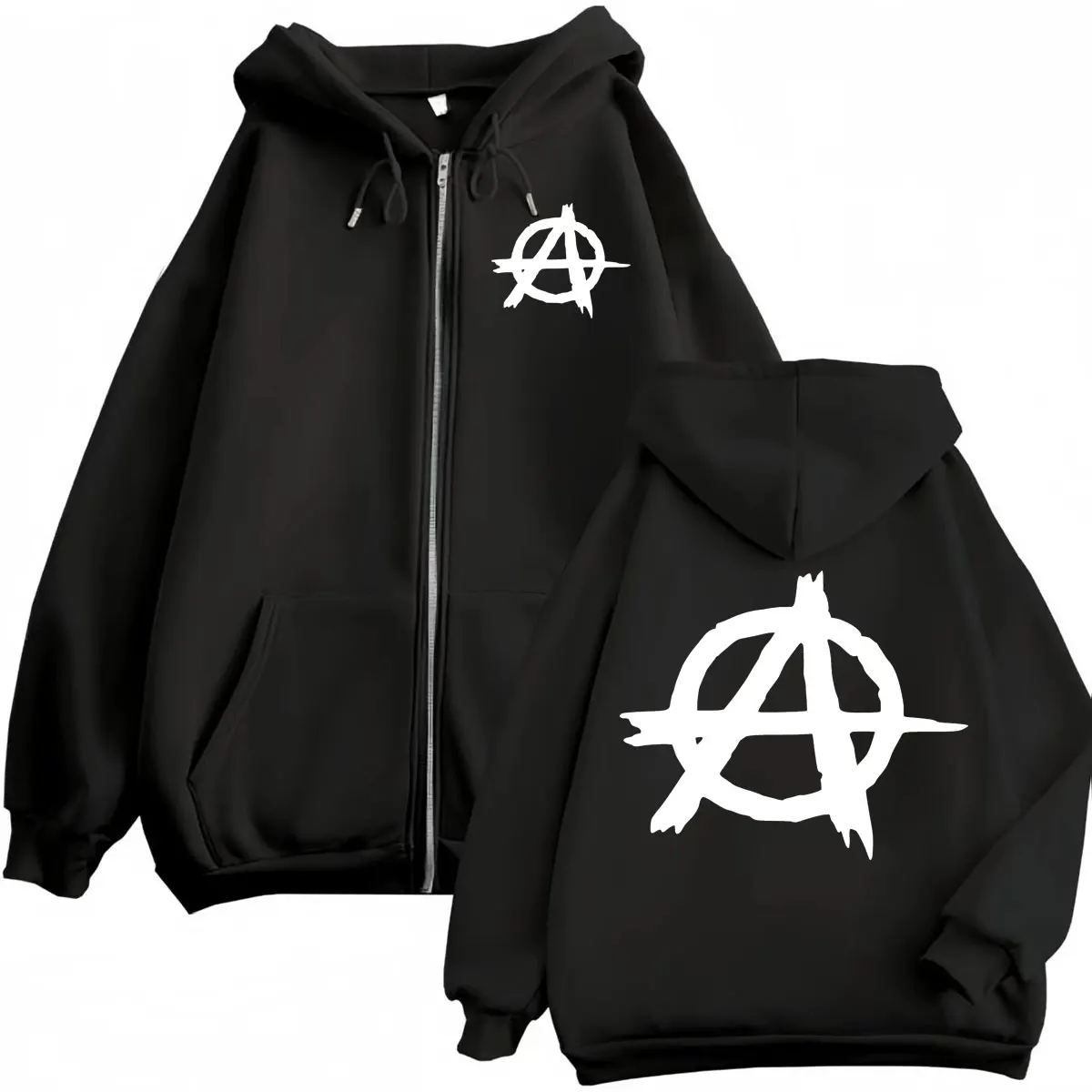 Толстовки с логотипом сериала  – обзор и цена Mens Fashion Zip Up Hoodies