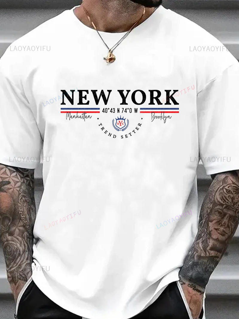 Футболка с рисунком Нью-Йорка, – обзор и цена Men'S Fashion New York