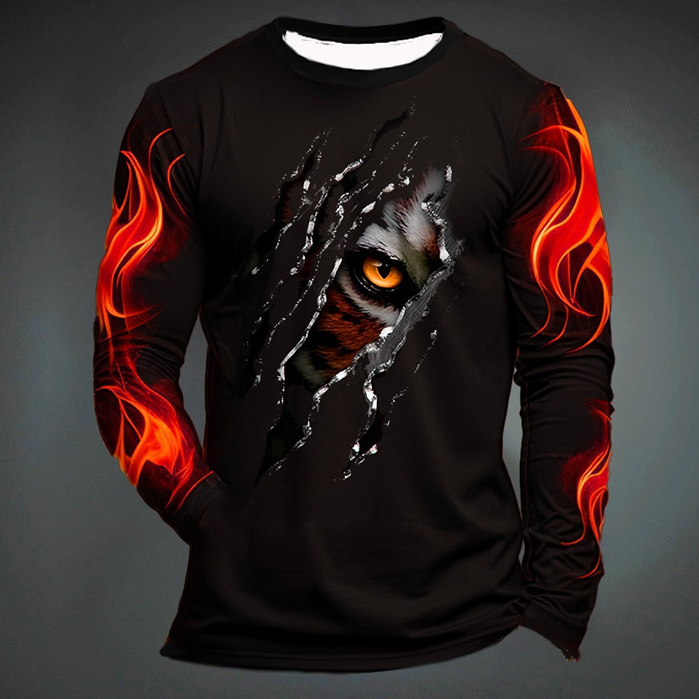 Забавная футболка с тигровым п – обзор и цена Mens Fashion Clothes