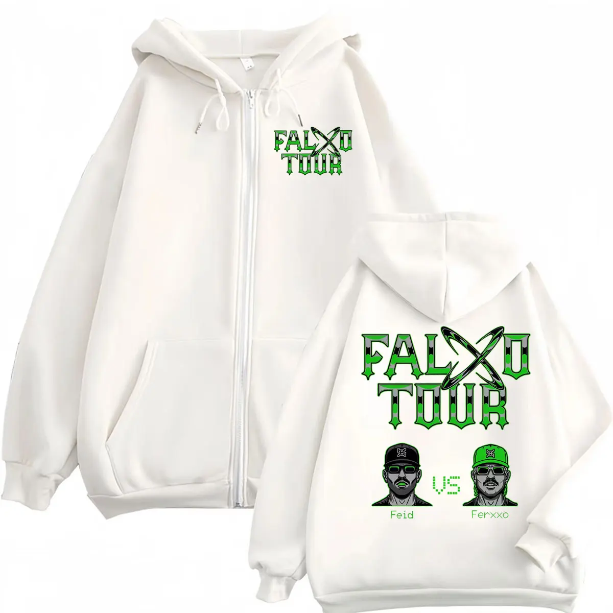 Худи на молнии Feid Vs Ferxxo  – обзор и цена Mens Fashion Zip Up Hoodies