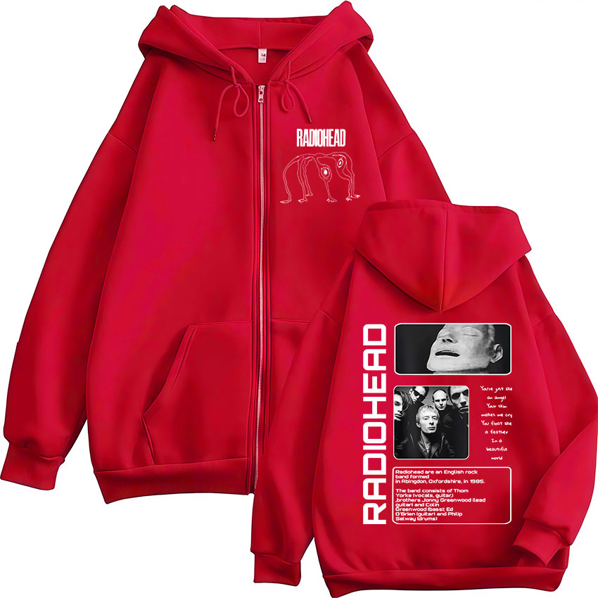Рок-группа Radiohead The Bends – обзор и цена Mens Fashion Zip Up Hoodies