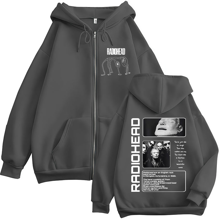 Рок-группа Radiohead The Bends – обзор и цена Mens Fashion Zip Up Hoodies